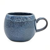 Miyuniq Kaffeetasse groß | 400 ml | Cappuccino Tasse | Handveredelte Premium Qualität | Steinguttasse | Kaffeebecher | Tasse groß | Teetasse | in Geschenkverpackung