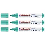 EDDING Textilmarker 4500 hellgrün 2-3 mm 3er Set