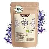Lavendelblüten Bio getrocknet 100g | getrockneter Lavendel | Bio-Lavendel-Tee | 100% natürlich - Lebensmittelqualität | aus kontrolliert biologischen Anbau | vom Achterhof