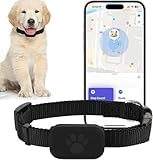 Generisch Mini G-P-S Tracker für Katzen Hunde – Echtzeit-Ortung weltweit – Kompatibel mit iOS & Android – Für jedes Halsband geeignet (Schwarz)