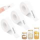 3 Rollen Gewidmet Etiketten Selbstklebend, 14mmx40mm Etiketten Geeignet, Wasserdicht Anpassen Klebeetiketten, Thermo Etikettenband, Etikettenband Drucken Kompatibel Mit MakeID L1, für Haus Büro Schule