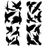 16 Stück PVC-Fensteraufkleber, Glastür-Aufkleber für Fenster, Badezimmer, Küche