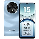 LAGENIO A12 Android 15 Smartphone Ohne Vertrag, 12GB+128GB/1TB TF Handy Ohne Vertrag, 6.9' HD+ 120Hz, 13MP+8MP Kamera 6500mAh Handy, Dual SIM 4G Simlockfreie Handys, Face ID/GPS/OTG