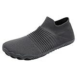 lozssnigzi Outdoorschuhe Herren, 44 Wanderschuhe Leicht Rutschfeste Trekkingschuhe Outdoor Extra Weit Walkingschuhe Atmungsaktive Bergschuhe Sommer Trailrunning Traillaufschuhe