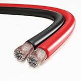 conecto Boxenkabel, CCA-Lautsprecher-Kabel, 2x2,50mm² Farbe: rot/schwarz 10 Meter