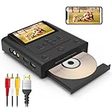 Clariviews Multifunktionaler Medien-DVD-Recorder mit LCD-Bildschirm (schwarz)