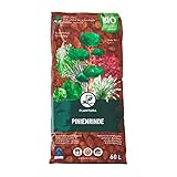 Plantura Bio Pinienrinde, 25-40 mm, 60 L, grob, naturbelassen & dekorativ, unterdrückt Unkrautwuchs