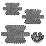 15 Stück Pfannenschoner aus Filz, Stapelschutz für Töpfe und Pfannen, 3 Größen, rutschfeste Wärmeisolierungsmatte, Topf Organizer & Pfannentrenner, Überkochschutz, Küchenzubehör