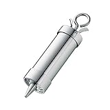 Küchenprofi Garnierspritze PROFI / Fasst 200 ml / Edelstahl Backspritze zum Füllen und Verzieren von Torten, Kuchen etc. / Inkl. Tüllen mit Bajonett-Verschluss