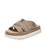 Rieker Damen 61589 Pantolette, Beige, 38 EU