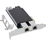InLine® Dual Gigabit Netzwerkkarte, 2X RJ45 1Gb/s, PCIe x4, PoE+ inkl. Low Profile Slotblech, 51125P