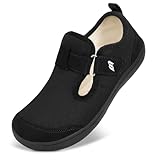 Bigzagger Diabetiker Hausschuhe Herren Damen Extra Weit Diabetiker Schuhe mit Schuhverschluss Ultraleicht Orthopädische Schuhe Gesundheitsschuhe für Geschwollene Füße