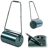 KADAX Rasenwalze, 50cm Breite, 32cm Durchmesser, Befüllbar mit Wasser oder Sand, Gartenwalze aus Metall, Rasenroller für Rasenpflege und Bodenverdichtung