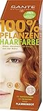 SANTE Naturkosmetik Pflanzen-Haarfarbe Pulver, Flammenrot, 100g