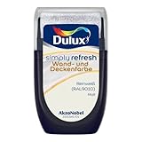 Dulux Simply Refresh Wand- und Deckenfarbe Reinweiß RAL9010 Tester 30 ml