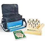 Mölkky Sporttasche Wurfspiel AZ59813 - Ultimatives Outdoor-Spiel - Großartiger Familienspaß Holz-Kegelspiel - Hergestellt in Finnland