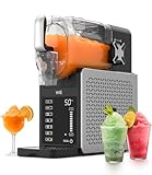 WIE 2.6L Slush Maschine mit 6 Presets, Slushie Maschine Selbstreinigung, Slush Eis Maschine für Zuhause, Bar, Cocktails Slushie, Milchshakes, Frappés Slushie Eis Maker