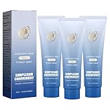 Haarglättungscreme, Hair Straightening Cream, Protein Korrigierende Haarglättungscreme Glättungscreme, Geschädigtes Haar reparieren, Glattes Haar Creme für Lockiges Haar und Trockenes Haar (3)