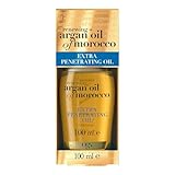 OGX Argan Oil of Morocco Extra Penetrating Haaröl, besonders intensiv pflegendes Haarserum mit Arganöl und Seidenprotein, feuchtigkeitsspendendes Haarpflege Öl für trockenes, sprödes Haar (100 ml)