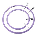 Stickrahmen-Set - bauchlage kissen | Kreuzstich-Reifenring | Spannrahmen Set Runde Rahmen Mit Verstellbarer Spannung | Flexible Anwendungsmöglichkeiten Nähzubehör | Handarbeit Dekorative Für Kreative