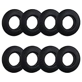 PEUTIER 8pcs Kajak Paddel Tropfringe, Gummikajak Zubehör Ruder Tropfringe Paddel Zubehör für Kajak Kanu Rafting Paddel Welle Sport