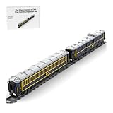 BlocteckToy Klemmbausteine Train, Orient Express Erweiterungsbausatz Eisenbahn Bauspielzeug with Gepäckwagen & Pullman Speisewagen, Kompatibel mit Großen Marken (2515PCS)