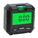 HOLIDYOYO Digitaler Winkelmesser und Neigungsmesser mit LCD Hintergrundbeleuchtung Messgerät für Präzise Winkel und Neigungsmessung Genauigkeit Tragbar für Handwerk Bau und Kfz