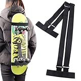 Sertay Skateboard Tragegurt, Longboard Tasche Reiseanfänger, Skateboard Aufbewahrung, Verstellbarer Snowboard Rucksack Gurt, Geeignet für Skateboard, Longboard, Snowboard und Andere Ausrüstung