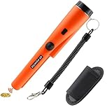 Mezzar Pinpointer Metalldetektor, Suchen Metallsuchgerät 360° mit LED IP66 Wasserdichter für Metall Goldsuche Schmuck Silber