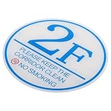 jojofuny Bodenschild Aus Acryl Hausnummernschild Stockwerknummer Stockwerksnummer Etagennummernschild Stockwerk Nummer Wohnungsnummer Hausnummern Aus Schiefer Runden 2f Etikettenaufkleber