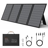 MHPOWOS 60W Tragbares Solarladegerät mit Ständer, Faltbares Solarpanel mit USB-C, USB-A und DC-Ausgängen, für Camping, Wandern, Notstromversorgung für Kleine Stromgeneratoren, Telefone, Powerbanks