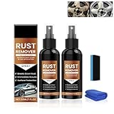 30ML Nexa Rostlöser-Spray, Rostlöser für Metall, 2 Stück Car Scratch Remover, Eisenfleckenreiniger, Korrosionsschutzmittel Metallschutzlack für Metall, Werkzeuge, Autos, Ketten Oberflächen