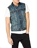 Urban Classics Gr. S Herren Denim Vest TB 514 Regular Fit - Blau (lightblue 344) - M
