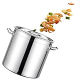 Edelstahl Spargeltopf Pasta Dampfgarer Multi-Topf Mit Abtropfkorb Mehrzweck-Kochtopf Dampfgarer Kochgeschirr Deep Pot