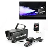 Nebelmaschine Rauchleistung Mit LED Licht, 500W Bühnen-Rauchmaschine,rauchmaschine 3m kabelgebundene Fernbedienung Für Bühnen, Hochzeitsbars, private Räume 25.5x18x15.5CM