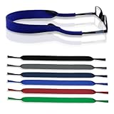 LUFFLOK 6er Pack Universal Brillenband, Elastische und Weiche Brillenkette, Sport Brillenband für Damen und Herren, Anti-Rutsch Sonnenbrillenband für Männer, Frauen und Kinder (6er Pack)