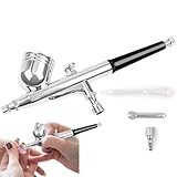 Airbrush für Nägel – Hochdruck-Airbrush-Set 0,8 bis 3,4 | Lackierpistole mit 0,3 mm für Künstler, Backen, Make-up, Modellbau und Dekoration