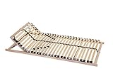 Beco Lattenrost, Easyfix K, 80 x 200 cm, 28 Federholzleisten, einfache Selbstmontage, Kopfteil verstellbar, Made in Germany, 100 Nächte Testschlafen