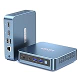 PELADN WI-6 Mini PC, 12th Gen N100 (bis zu 3,4 GHz), 16 GB DDR4 RAM, 512 GB M.2 SSD, 4K Dual Display & Type-C, USB3.2, WiFi5, BT4.2, Win 11 Pro für Zuhause/Büro/Schule