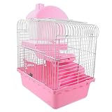 KAILIKETIY Großer Doppellagiger Hamsterkäfig aus Draht Sicherer Kleintierkäfig für Zwerghamster und Ratten Komfortabler Nagerkäfig mit Viel Platz Geeignet als Haustierheim und Spielburg