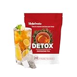 28 Tage Abnehmen Tee, Detox Tee für Abnehmen – Natürliche Kräutermischung mit Camellia, Ginseng & Löwenzahn – Fördert Stoffwechsel, Verdauung, reduziert Blähungen & unterstützt Balance