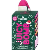essence JUICY BOMB Xmas edition shiny lipgloss set, Nr. 01, Mehrfarbig, vegan, ohne Parabene, ohne Mikroplastikpartikel, Nanopartikel frei, 1er Pack (6pcs)