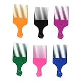 Cabilock 6 Stück Teiliges Langer Zahn Steckkämme aus Strapazierfähigem PP Kunststoff Ergonomische Haarstyling Werkzeuge für Damen und Herren Antistatisch für Salon und Zuhause