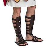 Boland 81987 - Römer Sandalen, Größe M/L, Schuhe für Faschingskostüme, Accessoires, Zubehör für Karneval oder Mottoparty