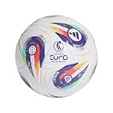 adidas Unisex Womens Euros 2025 Official Football, White/Pantone/Pantone/Lucid Lemon, 5