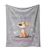 Gute Besserung Geschenk Decke für Frauen | Inspirierendes Krankenhausgeschenk mit Aufmunterungstext, Weiche Mikrofaser, Ideal für Rehabilitation und Alltag