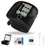 HOVCEH Handgelenk Blutdruckmessgerät Digital, Blutdruck Messgerät Handgelenk mit 99x2 Lesespeicher, Automatische Sprachausgabe, Automatische Handgelenk Blutdruckmessgeräte mit LCD-Bildschirm