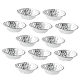 Tarteformen aus Alufolie, 8 cm, rund, Backformen, einfache Handhabung, 500-teiliges Set