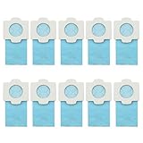 VZU 10 Stück Staubsaugerbeutel, Papierfilter, Paper Pack Staubsauger für Makita DCL182, CL107, CL072, CL102, BCL142, BCL182, CL105D, CL121D, CL184D, CL282FD, 4093D, 4073D, 4072D, 4076D