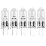 WYLIELAMSH Halogenstrahler 5 Stück G4 24 V 10 W Halogenlampe G4 24 V 20 W Glühbirne 35 W 24 V G4 Halogenlampe Warmweiß,35W